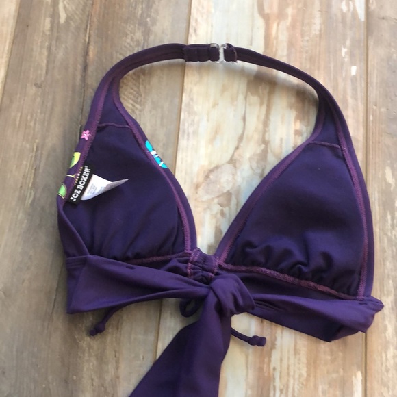Joe Boxer purple floral bikini - Picture 3 of 9